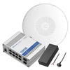 Teltonika Kit With One Tap200 Wifi Ap And One Tsw200 Gigabit Poe Switch With 62w Power Supply